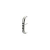 Ear cuff ασημένιο "Black Nebula"