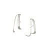 Silver Ear Cuffs "Double Lines"
